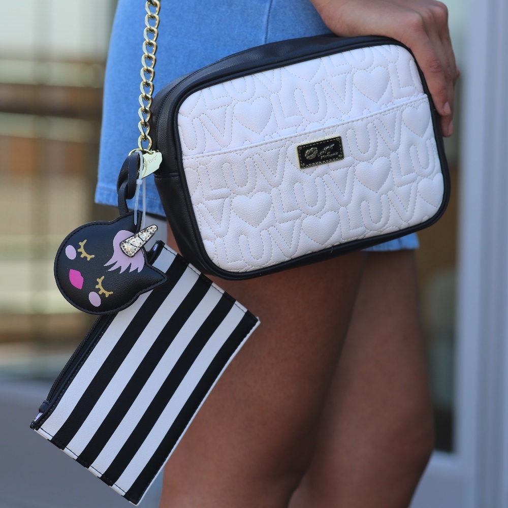 Betsey Johnson crossbody purse